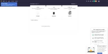 e-conomic dashboard i browser med menupunkter for Salg, Udgifter, Regnskab og Rapporter samt genveje til ny faktura og ny postering