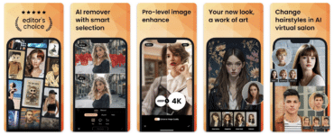Screenshots af PhotoDirector App