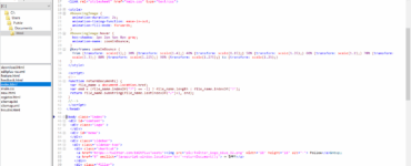 EditPlus Text Editor brugerflade med HTML og CSS kode redigering i Windows