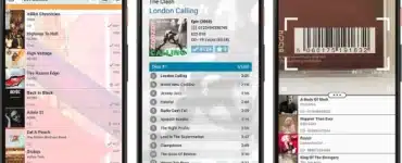 CLZ Music mobilapp der viser musikbibliotek, albumdetaljer og stregkodescanning til katalogisering af CD’er og vinyl