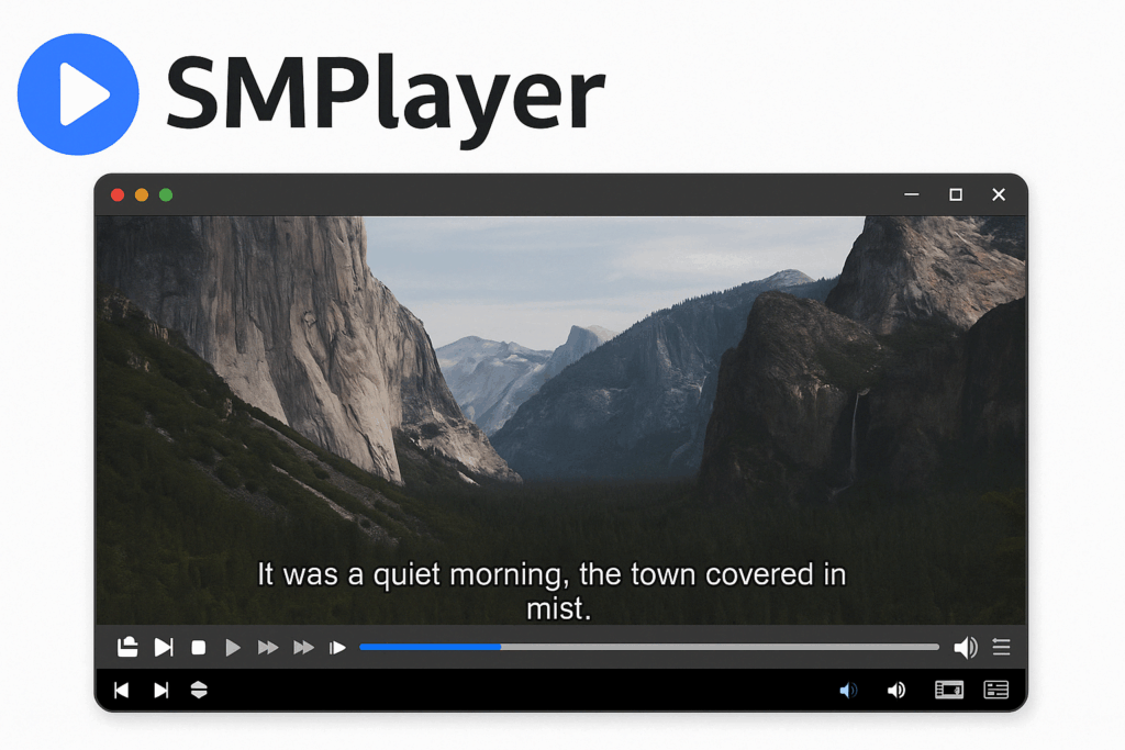 SMPlayer – Gratis medieafspiller med YouTube og undertekster.