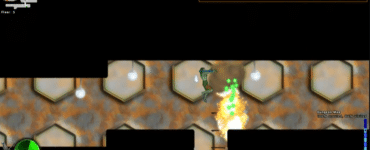 Gameplay fra A Valley Without Wind hvor spilleren bruger magi i en underjordisk dungeon fyldt med fjender og fælder