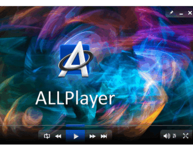 Allplayer logo i afspilleren