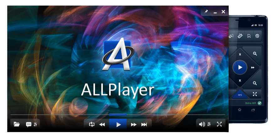 Allplayer-logo i avspilleren