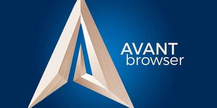 Avant Browser – skärmbild