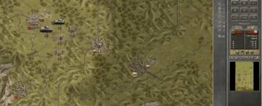Panzer Corps Wehrmacht gameplay med turbaseret kampkort, tyske enheder, polske byer og taktisk oversigt over slagmarken.