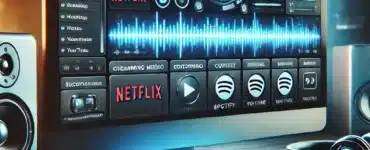 Det viser en moderne digital mediestation, der afspejler funktionerne i Audials One.