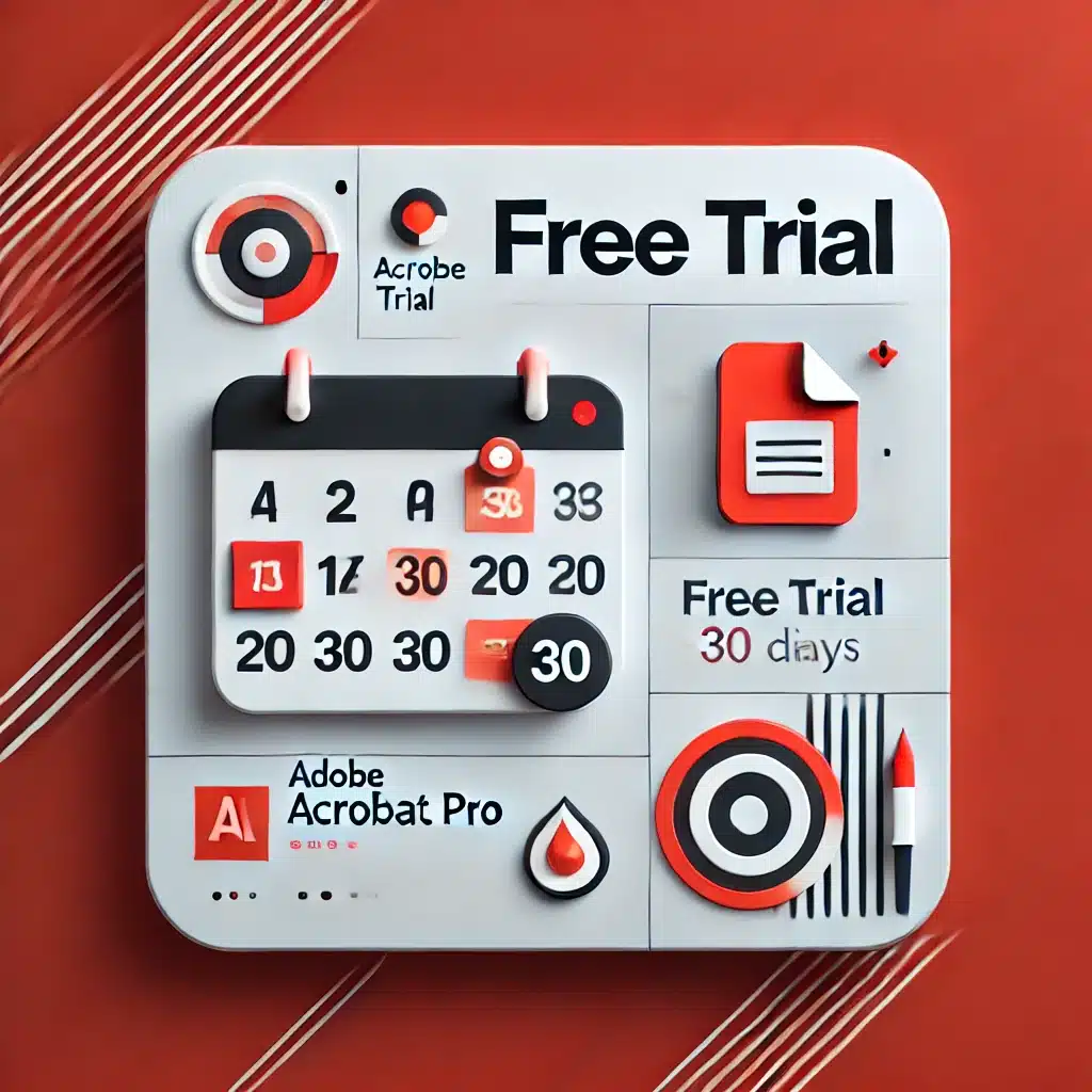 Download og prøv det originale, betalte PDF program, Adobe Acrobat Pro gratis her.