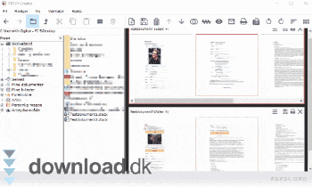 Funktioner i PDF24 Creator.