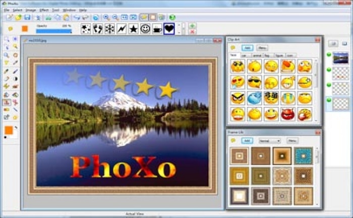 PhoXo – gratis bildredigeringsprogram för Windows (danska)