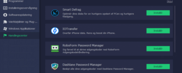 Hovedvinduet i IObit Uninstaller