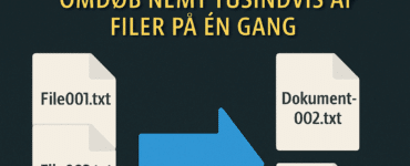 Omdøb tusindvis af filer med Advanced Renamer. Gratis og effektiv batch renamer til Windows. Perfekt til billeder, musik og mere.