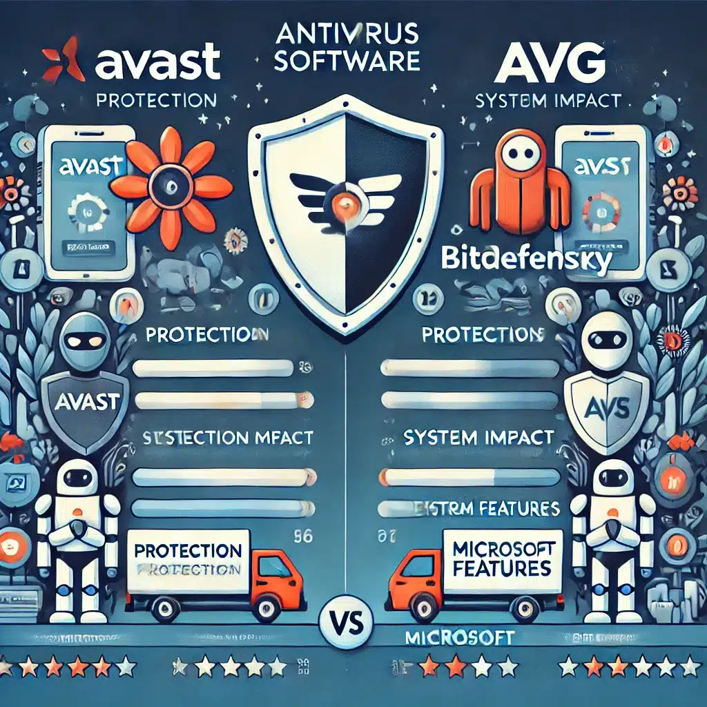 Den detaljerede antivirustest, der viser en sammenligning af forskellige antivirusprogrammers præstationer. Jeg laver nu flere billeder til de resterende sektioner.
