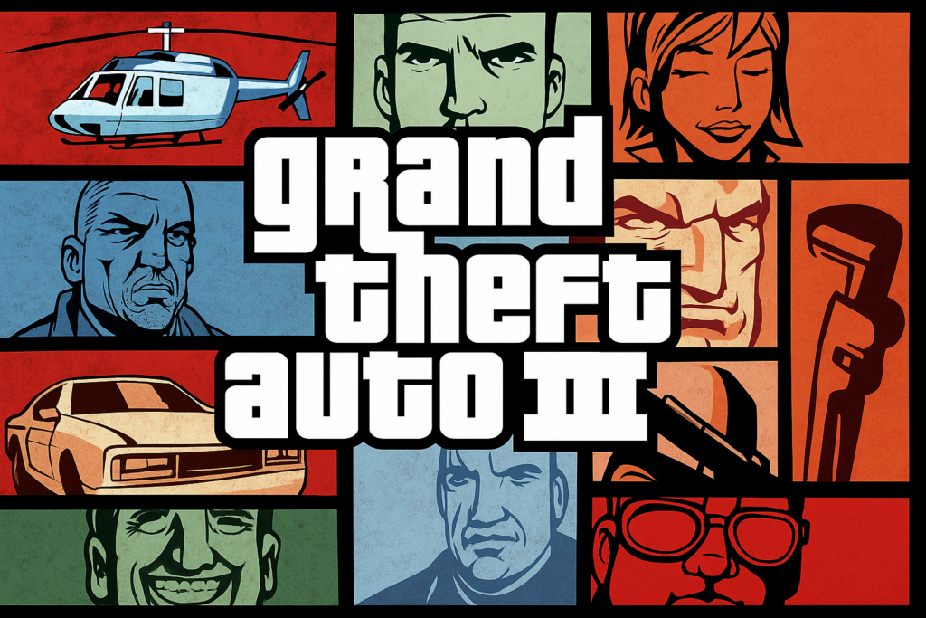 Grand Theft Auto (GTA) 3 Map - Liberty City