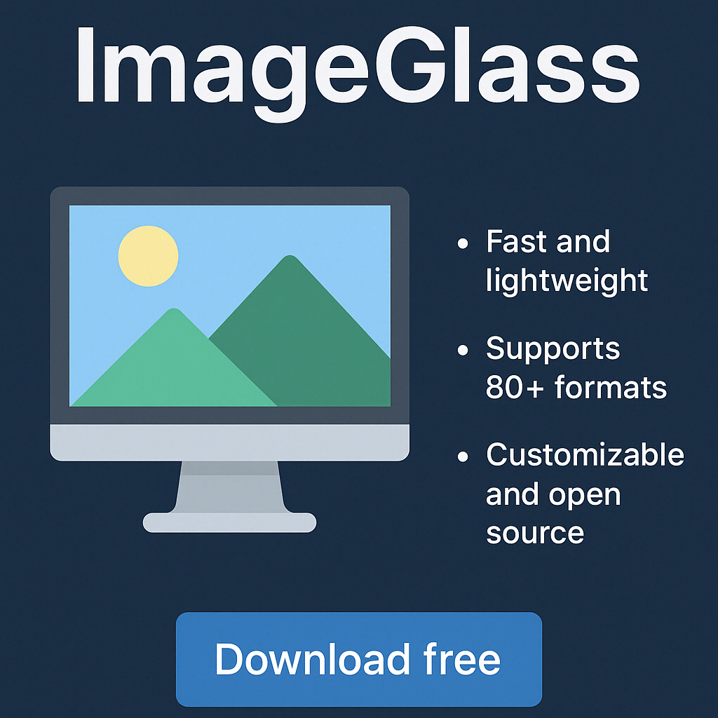 Download ImageGlass – et hurtigt, minimalistisk og open-source billedvisningsprogram til Windows. Understøtter 80+ formater!
