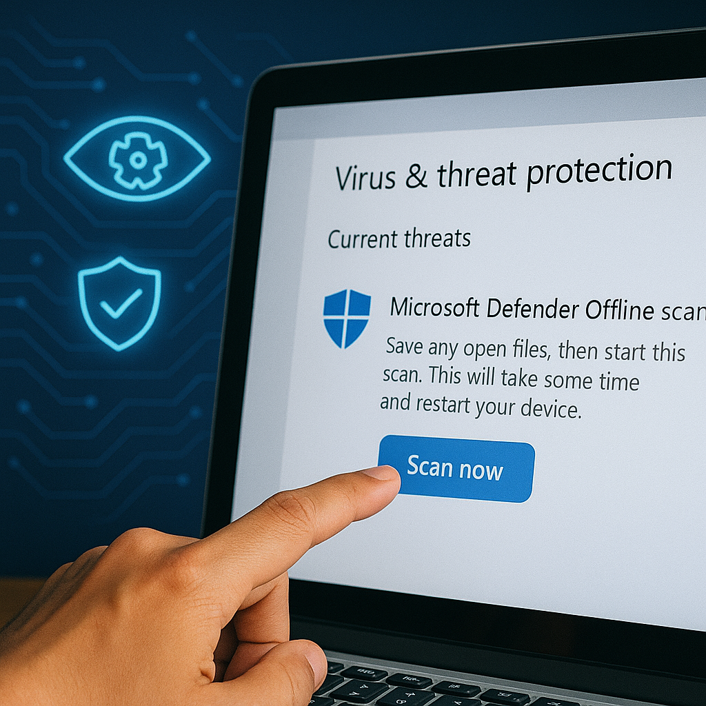 Brug Microsoft Defender Offline Scan.