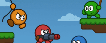 Teeworlds er et gratis 2D skydespil med dansk sprog og tegnefilmsgrafik. Spil online med venner i Deathmatch og Capture the Flag.