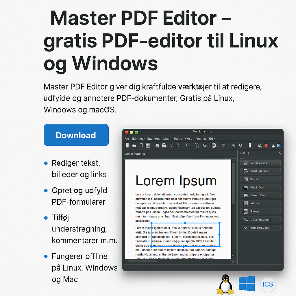 Master PDF Editor gir deg kraftig PDF-redigering, skjemaer og digital signatur – også på Linux. Les anmeldelsen her.