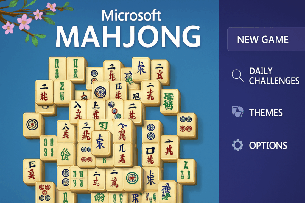 Download Microsoft Mahjong gratis til Windows, Android, iOS og nyd det klassiske brætspil med moderne funktioner, daglige udfordringer og tilpasningsmuligheder.