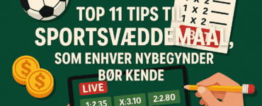 Opdag de 11 bedste tips til sportsvæddemål, som enhver nybegynder skal kende for at få succes.
