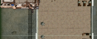 Gameplay fra Prison Tycoon 3: Lockdown hvor spilleren bygger sovesal og fællesområde i et privat fængsel med fokus på sikkerhed og planlægning