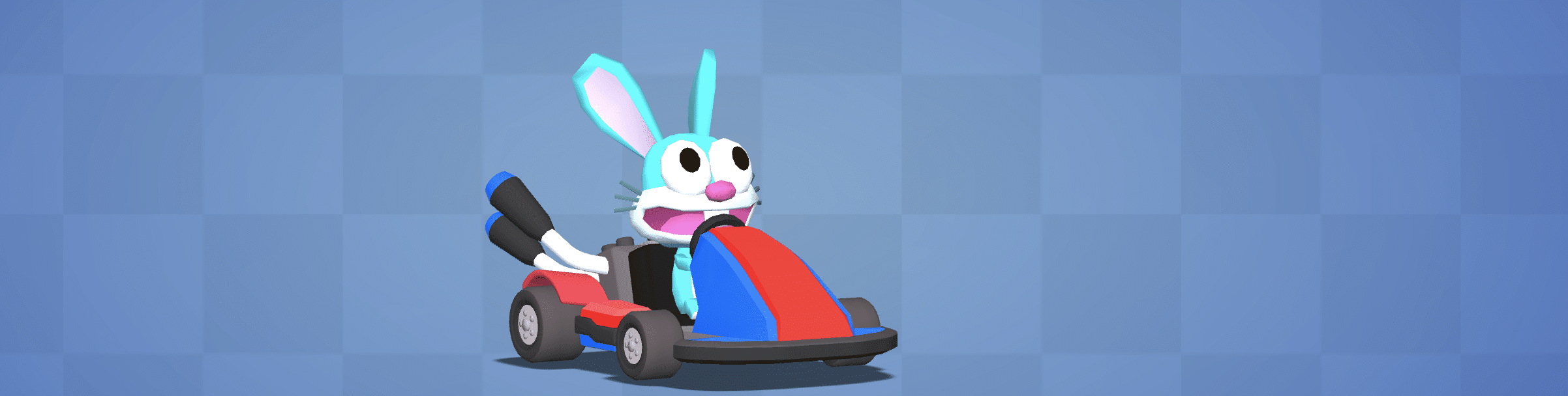Kör gokart mot vänner och online-motståndare i Smash Karts. Gratis multiplayer-spel med vapen, fart och action – för mobil och webbläsare.