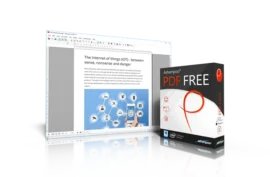 Screenshot og boxshot fra Ashampoo PDF Free.