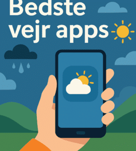 Find den bedste vejr app til iPhone og Android i Danmark 2025. Vi guider dig til præcis vejrudsigt, lynradar og gratis vejr apps.