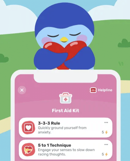 Ladda ner Finch till din iPhone eller Android och få hjälp mot ångest och engagera dina sinnen.
