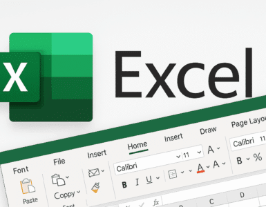 Excel online og Excel via 365. Topbillede.