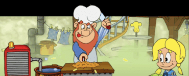 Der bliver tilberedt mad i Pixeline i Pixieland.