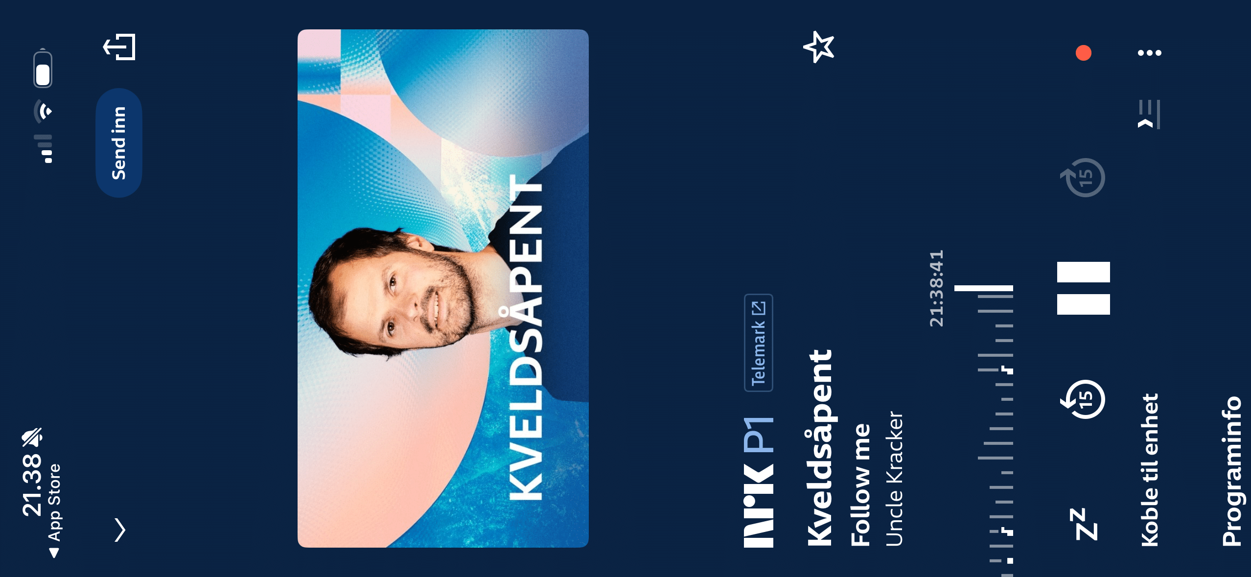NRK P1 i NRK Radio-appen