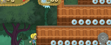 Der samles mønter i Pixeline: Jungleskatten