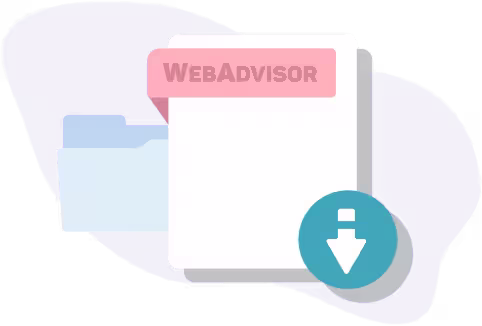 McAfee WebAdvisor Browser-Erweiterung, die vor gefährlichen Links und Phishing warnt