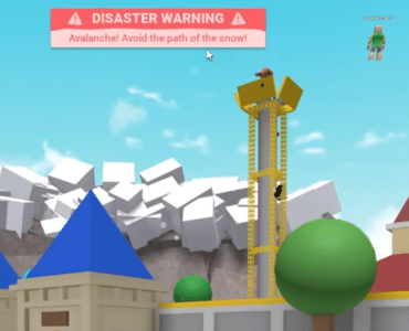 Natural Disaster Survival Roblox lavine