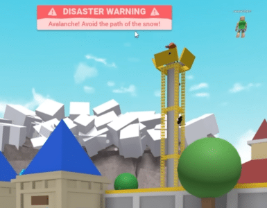 Natural Disaster Survival Roblox lavine