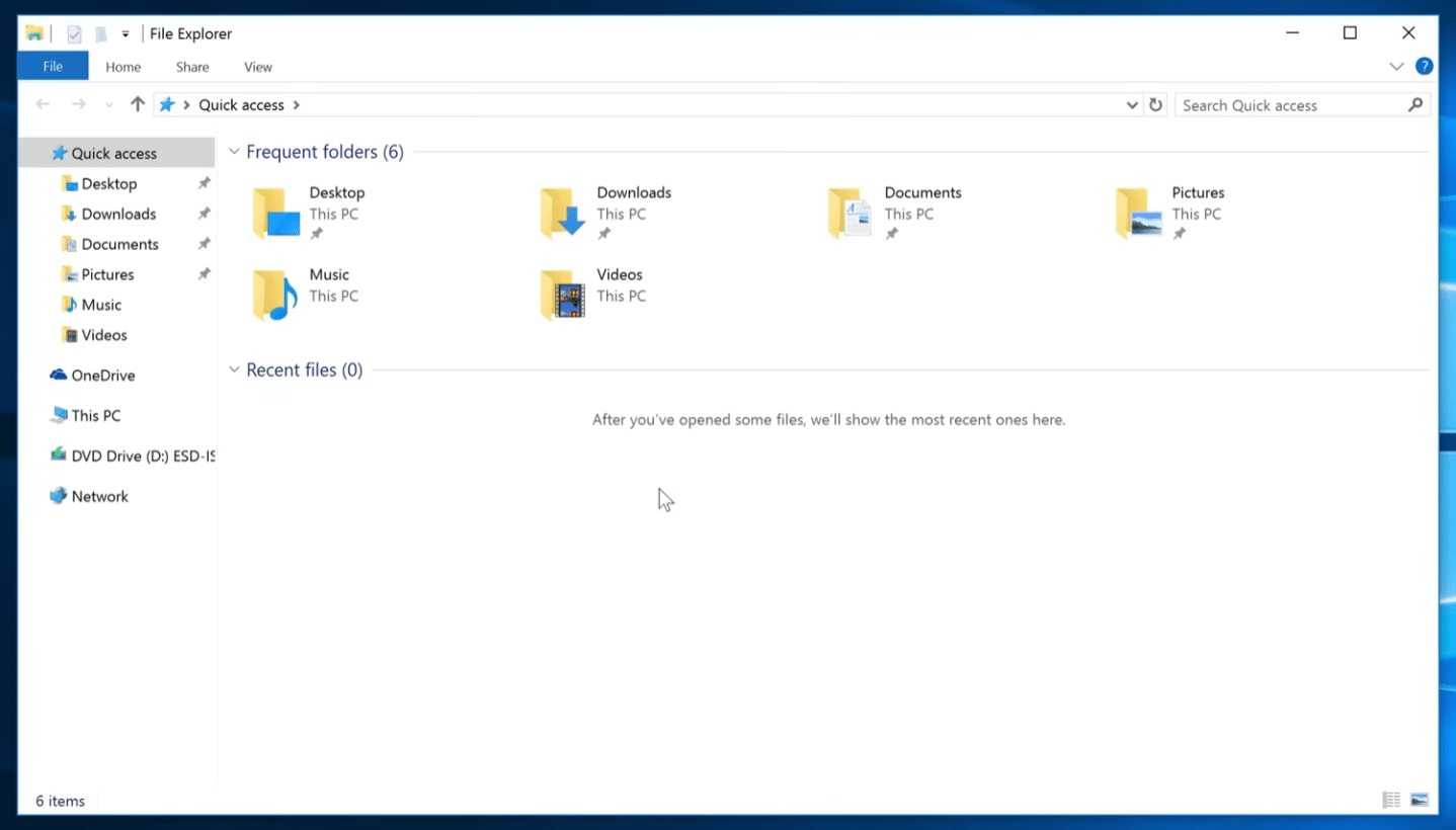 Windows 10 Home desktop and logo