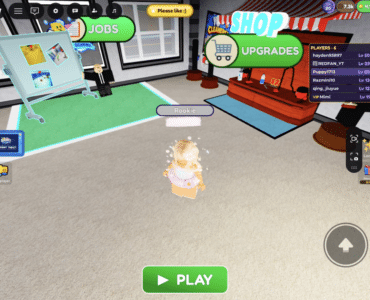 Butik og opgraderinger i Carpet Cleaning Simulator på Roblox